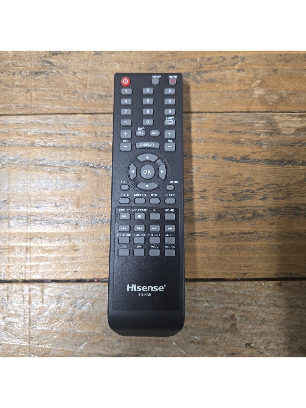 Hisense TV Remote EN-KA92 for H3 Series led TV 32H3E 32H3C 40H3E 40H3C